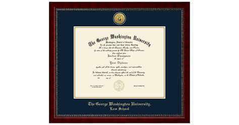 Gold Engraved Medallion Diploma Frame In Sutton The George Washington