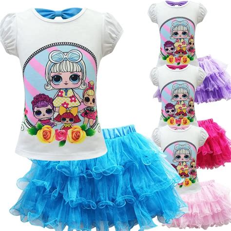 Summer Girls Clothing New Lol Set Baby Kids Toddler Girl Set Clothes ...