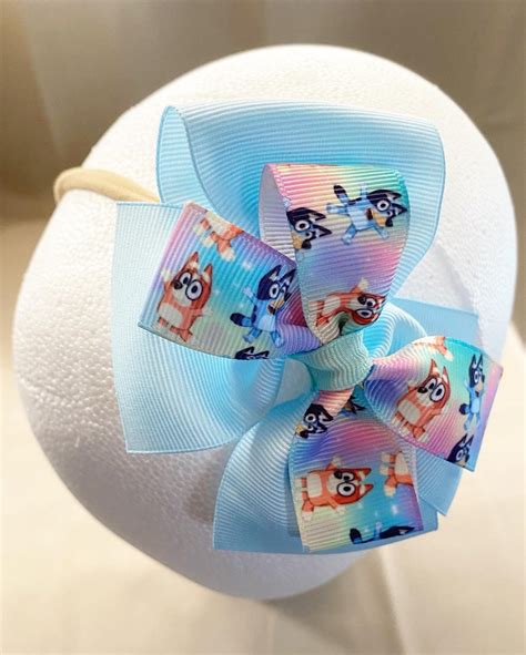 Bluey And Bingo Headband Baby Headbands Disney Bluey And Etsy