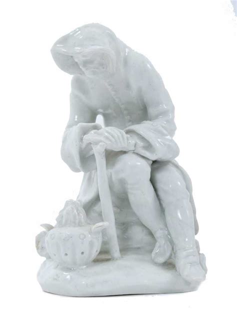 Lot 73 Bow Blanc De Chine Figure Circa 1755 In The