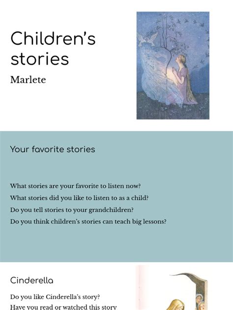 Children's Stories | PDF