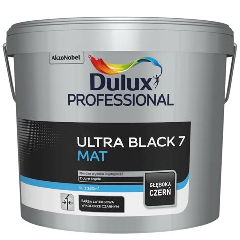 Dulux Professional Ultra Black Czarna Farba Lateksowa