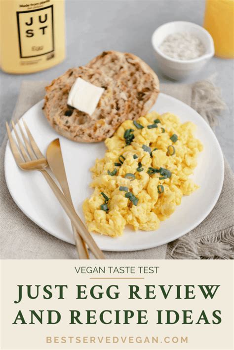 Just Egg Review Best Served Vegan