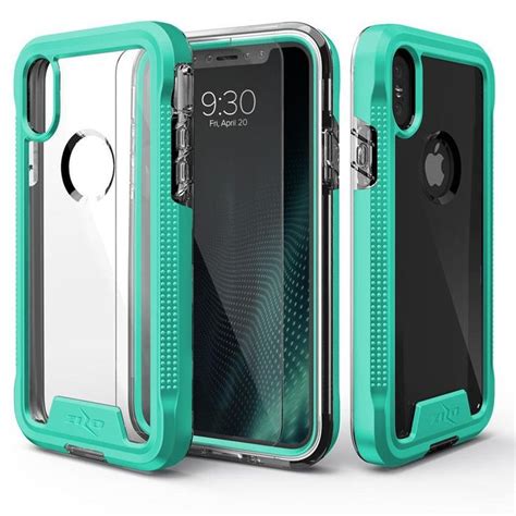 Zizo Ion Triple Layered Iphone X Case Tealclear Cool Phone Cases Phone Case Accessories