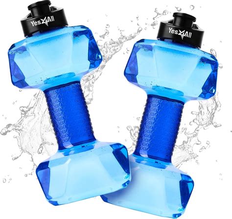 Yes4all Aquatic Exercise Dumbbellwater Filled Dumbbells