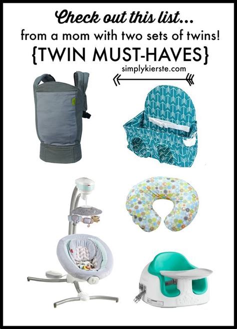 Twin Must Haves Expecting Twins Twins Baby Items Must Have