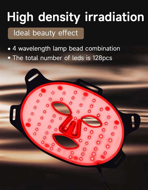 Led Light Therapy Mask Near Infrared And Red Light Therapy Mask Devices 660nm 850nm Led Face