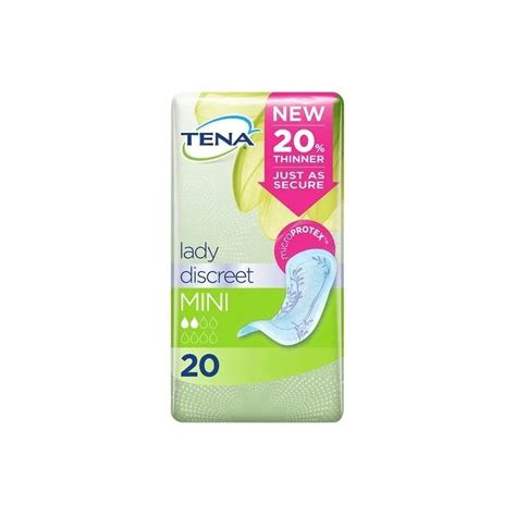 Tena Lady Mini Discreet 20 Assorbenti Con Prevenzione Odori Para