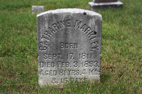 Catherine Walk Markley 1811 1893 Find A Grave Memorial