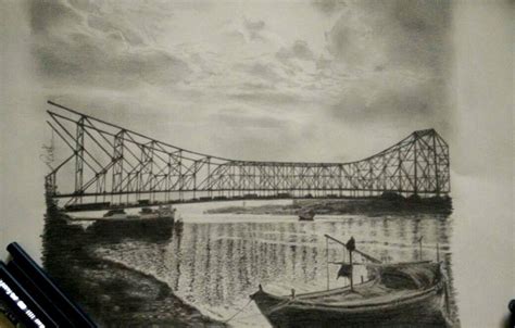 Howrah Bridge By Rishabh Kumar Drawing Artblr