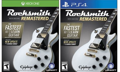 Rocksmith 2014 Edition Remastered For PS4 And Xbox One Groupon