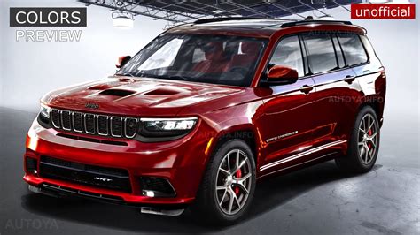 All New Wl Jeep Grand Cherokee Srt And Trackhawk Renderings Look The Part Autoevolution