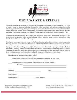 Fillable Online Media Release Form Release Forms Release Formsmedia