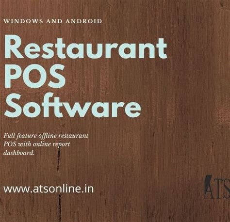 Offline Restaurant Pos Software Guide Unleash Your Potential