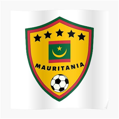 "Mauritania Football Team" Poster for Sale by Footballunite | Redbubble