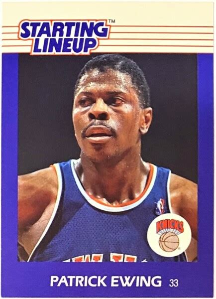 Patrick Ewing 1988 Kenner Starting Lineup New York Knicks Basketball