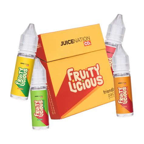 Fruity Friendly Pack Saltnic Edition Juicenation