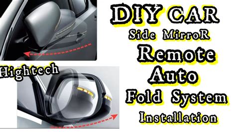 DIY Car Remote Auto Fold Side Mirror Installation YouTube