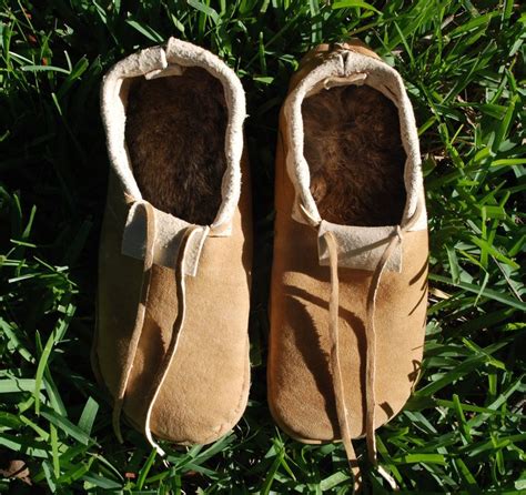 Native American Style Moccasin Handmade Genuine Brain Tanned