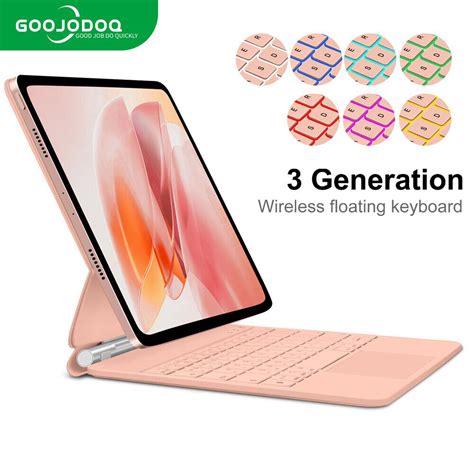 🇹🇭stock And Cod Goojodoq สำหรับ Apple Ipad Magic Keyboard สำหรับ Ipad Pro 11 Pro 129 Air 5 Air