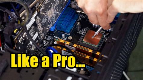 How To Apply Thermal Paste Like A Pro YouTube