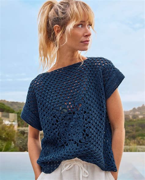 Arriba 54 imagen modèle de pull au crochet avec explication fr