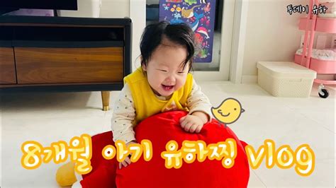 [육아 브이로그] 세상 활발한 8개월 아기와 집콕 일상👶🏻 Youtube