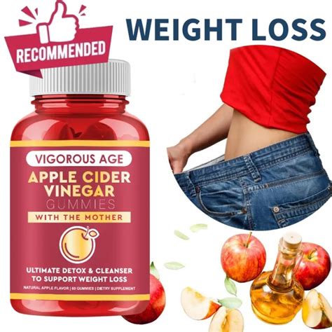 Va Apple Cider Vinegar Gummies Weight Loss Gummy Supports Metabolism