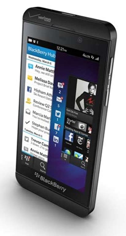 Blackberry Z10 Announcedfirst Bb 10 Full Touch Phone Hitting Us In