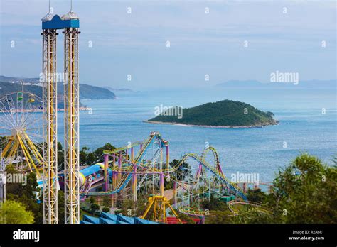 Ocean Theme Park In Hong Kong Roller Coaster And Entertainment