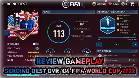 Review Gameplay Sergino Dest Ovr Fifa World Cup Di H H Fifa