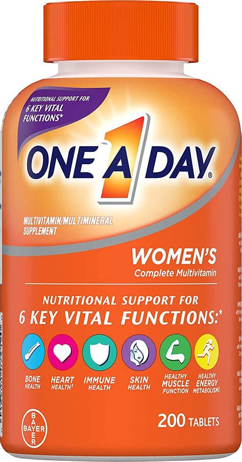 One A Day Womens Complete Multivitamin 200 Tablets For Optimal Health