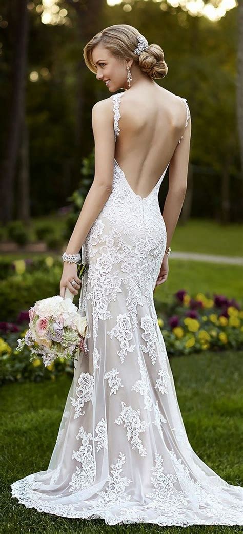 36 Low Back Wedding Dresses