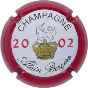 Capsule De Champagne Berg Re Alain S Rie Couronne Licorne France