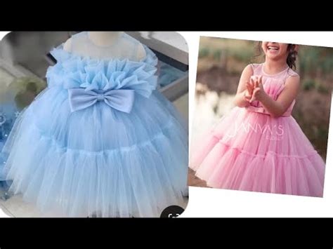 DIY Baby Frock Cutting And Stitching Frill Frock Cutting Ball Gown