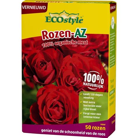 Ecostyle Rozen AZ Meststof 1 6 Kg Voor Ca 50 Planten Tuinier Winkel Nl