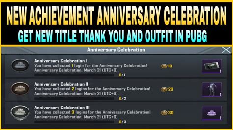 New Achievement Anniversary Celebration Explained Get New Title