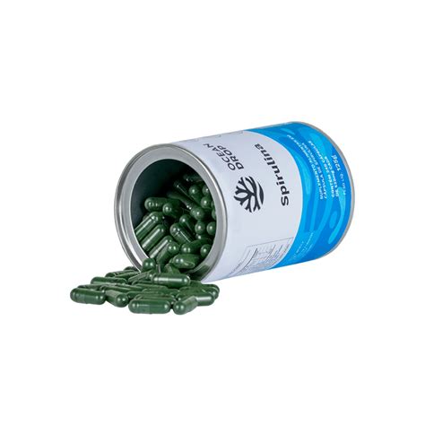 Spirulina Mg Capsulas Vitam B Ferro Zinco Oceandrop Sou De