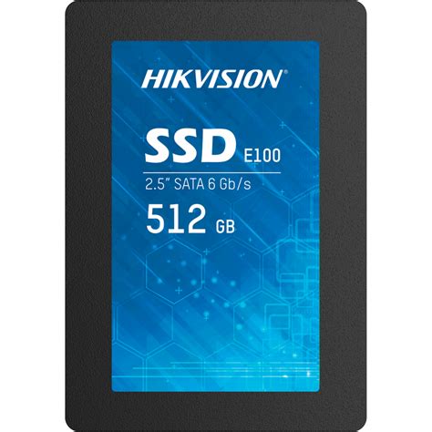 SSD Hikvision E 100 512GB SATA III Leitura 560MBs e Gravação 510MBs