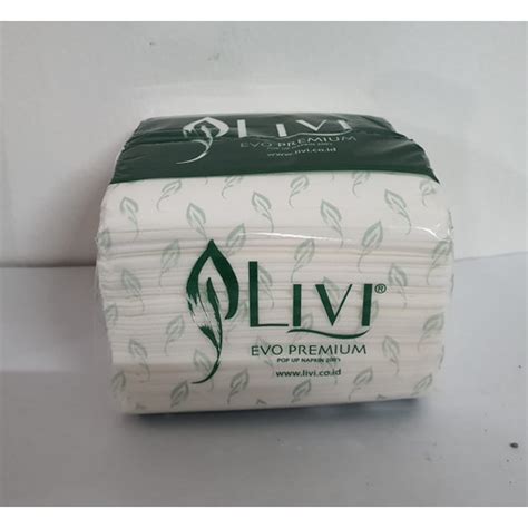 Jual Tissue Livi Pop Up Napkin Evo Premium S Tissue Meja Makan