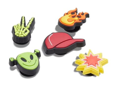 Crocs Jibbitz 5 Pack Alien Shoe Charms