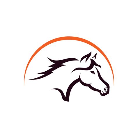 Horse Logo Design Vector Template 6470509 Vector Art at Vecteezy