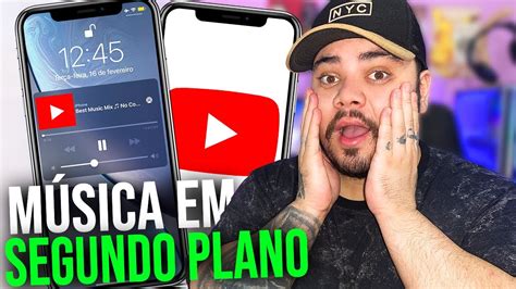 Como OUVIR MÚSICA no Youtube em SEGUNDO PLANO DE GRAÇA usando o IPHONE