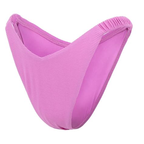 Ron Jon Womens High Leg Ziggy Heliotrope Bikini Bottom Ron Jon Surf Shop