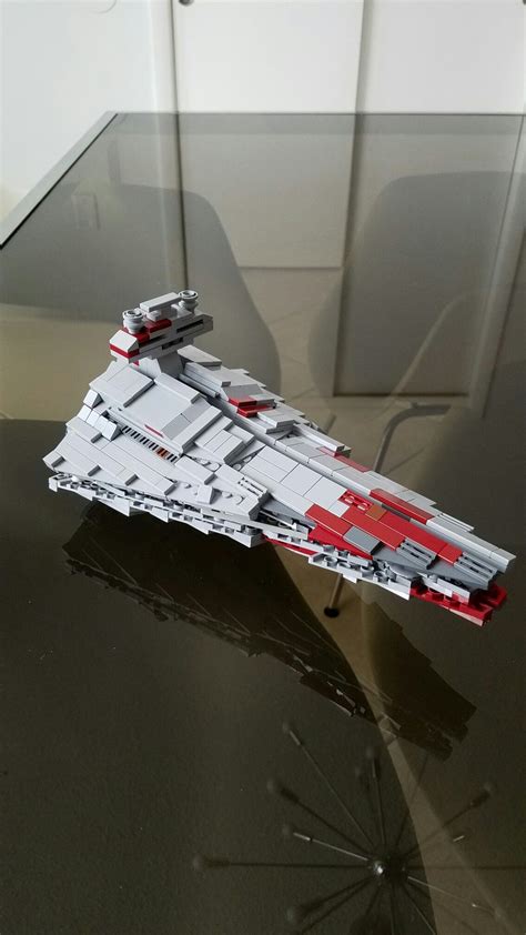 Moc star destroyer lego #starwars #lego #legomoc #imperialstardestroyer ...