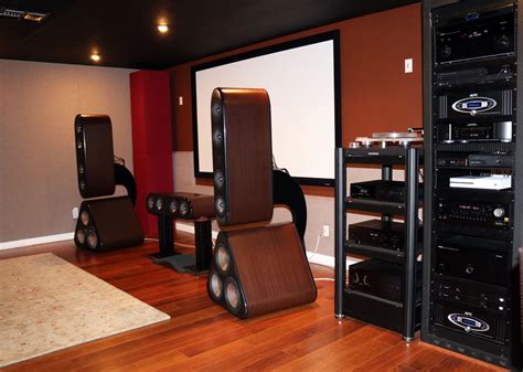 Home Theater Tour Of Audioholics Dolby Atmos Man Cave Home