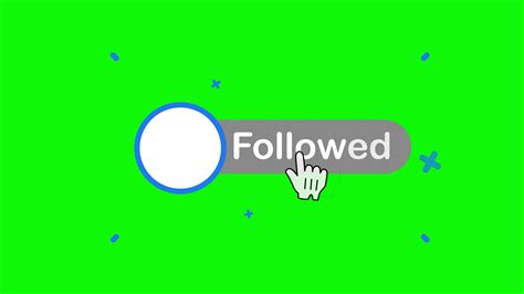 Animation of clicking a Follow Button on social media. 3212770 Stock Video at Vecteezy