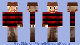 Freddy Krueger Minecraft Skin