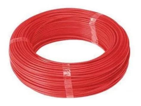 Fio Cabo Flexível 4mm Vermelho 100 Metros Parcelamento sem juros