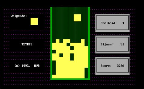 Tetris 🕹️play Tetris Online Dos Game In Browser